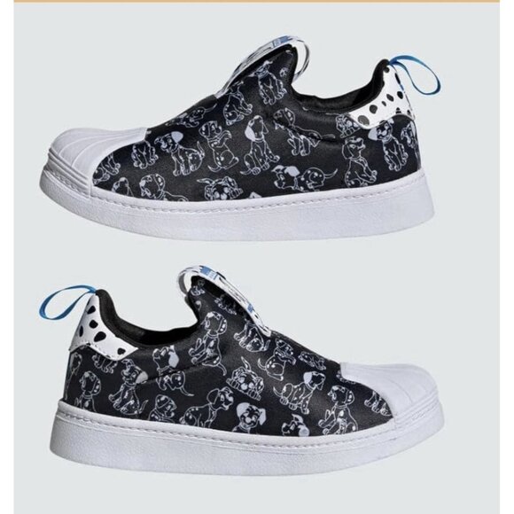 adidas Other - adidas Originals x Disney Superstar 360 I 101 Dalmatians Size 1 Toddler NEW!